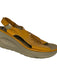 Fly London Shoe Size 41 Mustard Leather Platform lace up Sandals Mustard / 41