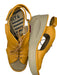 Fly London Shoe Size 41 Mustard Leather Platform lace up Sandals Mustard / 41