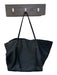 Hobo Black Leather Top Handles Magnetic Close Tote Bag Black / L