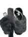 Ugg Shoe Size 7 Black Mule Fuzzy Back Strap Slippers Black / 7