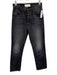 Mother Superior Size 26 Black Cotton High Rise Button Fly Straight Jeans Black / 26