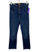 Mother Size 26 Dark Wash Cotton Blend High Rise Zip Fly Slim Straight Jeans Dark Wash / 26
