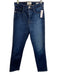 Frame Size 25 Dark Wash Cotton High Rise Slim Straight Leg Button Fly Jeans Dark Wash / 25