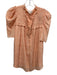 Anna Cate Size XS Peach Pink & Orange Rayon Short Sleeve Abstract Dots Top Peach Pink & Orange / XS