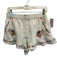 Show Me Your Mumu Size S White & Multi Cotton & Linen Tie Front Short Set White & Multi / S