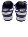 Nike Shoe Size 5.5 Purple & White Leather Color Block Perforated Dunk Sneakers Purple & White / 5.5