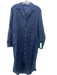 Frank & Eileen Size S Navy Blue Linen Long Sleeve Buttons Shirt Dress Midi Dress Navy Blue / S