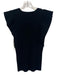 Marie Oliver Size S Black Viscose & Polyester Sleeveless Rib Knit Top Black / S