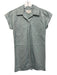 Pomander Place Size XXS Seafoam Green Polyester & Cotton Cap Sleeve Collar Dress Seafoam Green / XXS