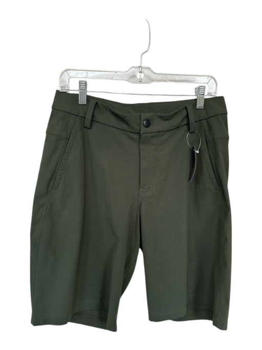 Lululemon Size 32 Forest Green Polyester Solid Athletic Men's Shorts Forest Green / 32