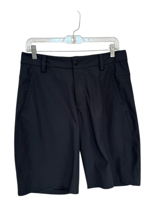 Lululemon Size 32 Black Polyester Solid Athletic Men's Shorts Black / 32