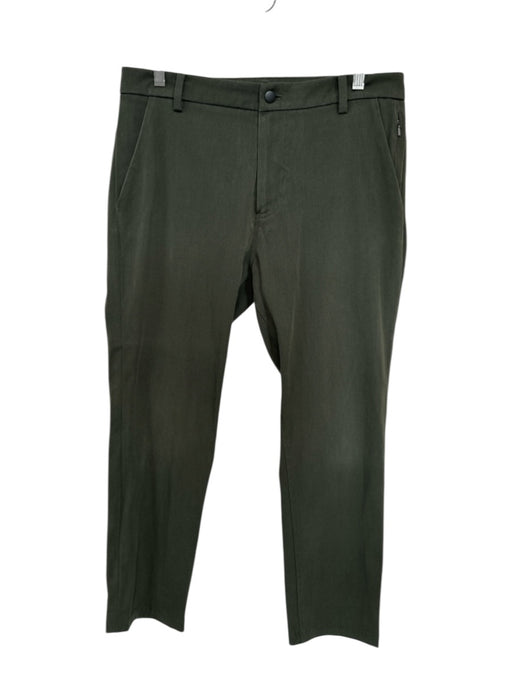 Lululemon Size 34 Dark Green Polyester Blend Solid Athletic Men's Pants Dark Green / 34