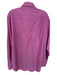 Thomas Dean Size M Purple Cotton Diamond Button Down Men's Shirt Purple / M
