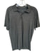 Lululemon Size Est M Black Heathered Athletic Men's Polo Black / Est M