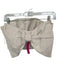 Hutch Size 4 Tan Cotton Strapless Underwire Back Bow Cropped Top Tan / 4