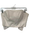 Hutch Size 4 Tan Cotton Strapless Underwire Back Bow Cropped Top Tan / 4