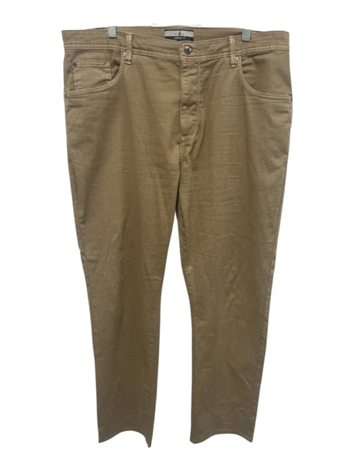 Johnnie O Size est 38 Dark Tan Cotton Solid Khakis Men's Pants Dark Tan / est 38