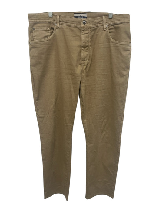 Johnnie O Size est 38 Dark Tan Cotton Solid Khakis Men's Pants Dark Tan / est 38