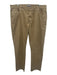 Johnnie O Size est 38 Dark Tan Cotton Solid Khakis Men's Pants Dark Tan / est 38