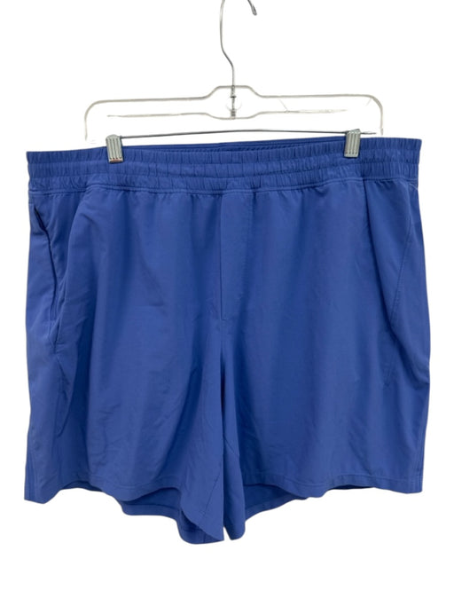 Lululemon Size XXL Blue Synthetic Solid Athletic Men's Shorts Blue / XXL