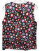 'S Max Mara Size Est M Red, Blue, Brown Cotton Blend Sleeveless Circles Top Red, Blue, Brown / Est M