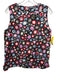 'S Max Mara Size Est M Red, Blue, Brown Cotton Blend Sleeveless Circles Top Red, Blue, Brown / Est M