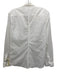 Frank & Eileen Size Large White Cotton Long Sleeve Button Front Patch Pocket Top White / Large
