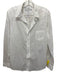Frank & Eileen Size Large White Cotton Long Sleeve Button Front Patch Pocket Top White / Large
