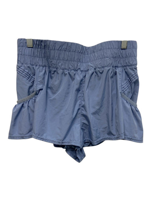 FP Movement Size M Light Blue Polyester Elastic Waist Athletic Shorts Light Blue / M