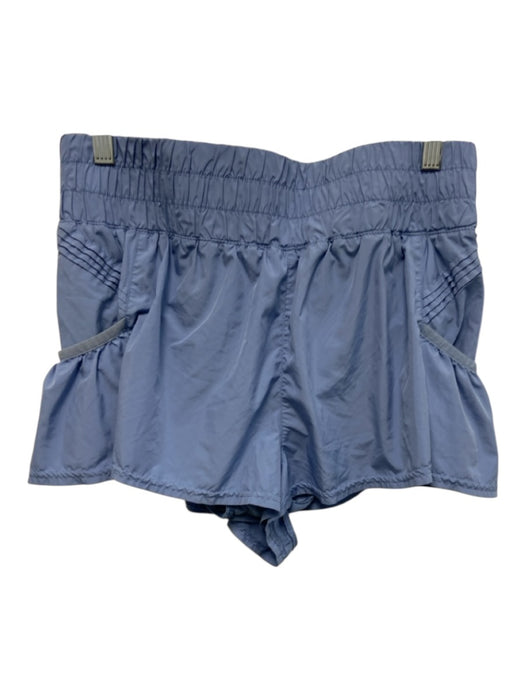FP Movement Size M Light Blue Polyester Elastic Waist Athletic Shorts Light Blue / M