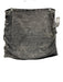 Retrofete Size L Black Cotton & Lyocell Ruched Back Zip Acid Wash Mini Skirt Black / L