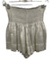 Koch Size S White Acetate Satin smocked Shorts White / S