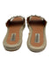 Steve Madden Shoe Size 8 Gold Leather Studded Espadrille Sandals Gold / 8