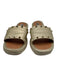 Steve Madden Shoe Size 8 Gold Leather Studded Espadrille Sandals Gold / 8