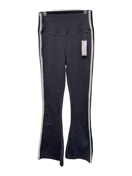Splits 59 Size S Dark Gray Nylon & Polyester Flare Elastic Waist Striped Pants Dark Gray / S