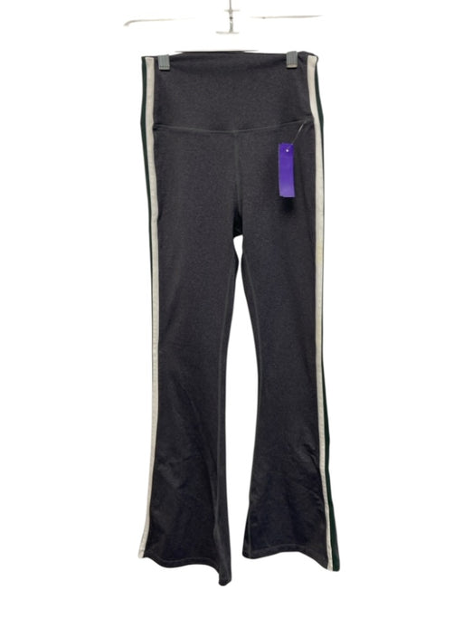 Splits 59 Size S Dark Grey Nylon & Polyester Flare Elastic Waist Striped Pants Dark Grey / S