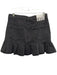 Snacks by Mother Size 28 Black Cotton Pleated Zip Fly High Rise Skirt Black / 28