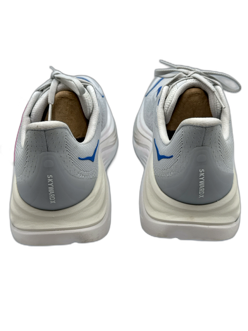Hoka Shoe Size 9.5 Good White & Gray Synthetic Solid Running Sneaker Men's Shoes White & Gray / 9.5