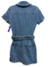 Show Me Your Mumu Size XS Medium Wash Cotton Denim Short Sleeve Zip Up Dress Medium Wash / XS