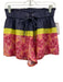Celandine Size S Gray, Yellow & Pink Polyester Blend Tiered Floral Detail Shorts Gray, Yellow & Pink / S