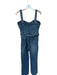 Show Me Your Mumu Size L Med Dark Wash Cotton & Spandex Square Neck Pants Jumper Med Dark Wash / L