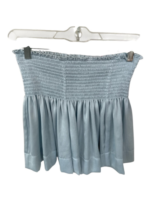 Koch Size XS Baby Blue Polyester Smocked Shorts Baby Blue / XS