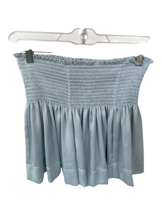 Koch Size XS Baby Blue Polyester Smocked Shorts Baby Blue / XS