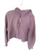 Lululemon Size M/L Mauve Pink Cotton Blend Half Zip kangaroo Pocket Hoodie Mauve Pink / M/L