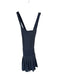 Goldhinge Size S Gray Polyester Blend Built in bra Pleated Built-In Shorts Dress Gray / S