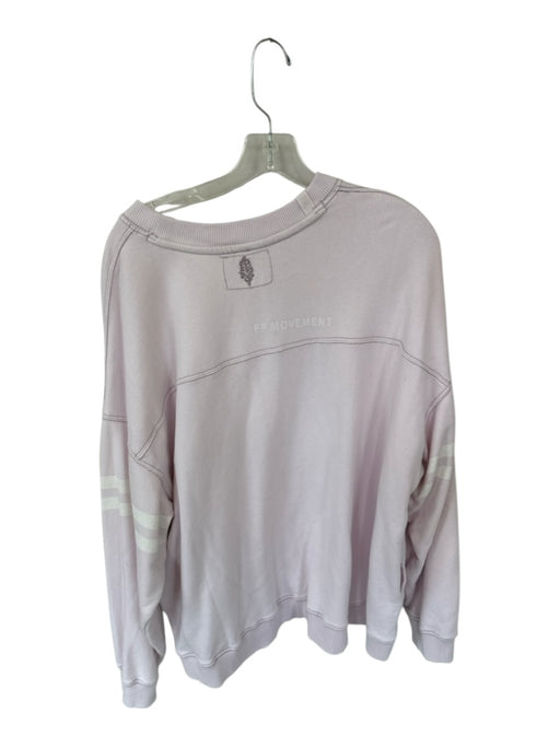 FP Movement Size L Purple & Teal Cotton Long Sleeve Logo Oversize Sweatshirt Purple & Teal / L