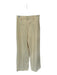 Crescent Size M Butter Yellow Polyester Blend High Waist Wide Leg Trouser Pants Butter Yellow / M