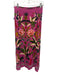 Farm for Anthropologie Size M fuchsia pink & multi Viscose Flora & Fauna Skirt fuchsia pink & multi / M