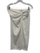 Celandine Size S Cream White Cotton Dolman Sleeve Gathered Detail Midi Skirt Set Cream White / S