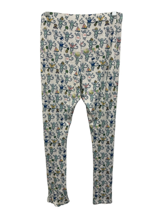 Roller Rabbit Size Medium Blue, Pink, White Cotton Elastic Waist Pant Set Blue, Pink, White / Medium